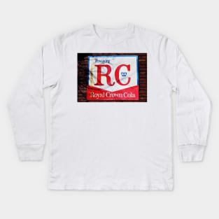 RC Cola Sign Kids Long Sleeve T-Shirt